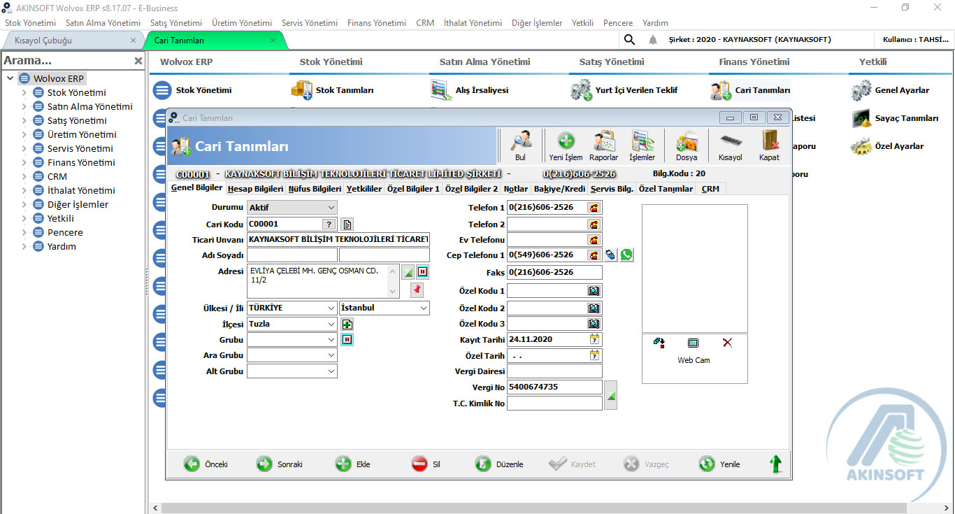 Wolvox ERP Programı - Görsel 3