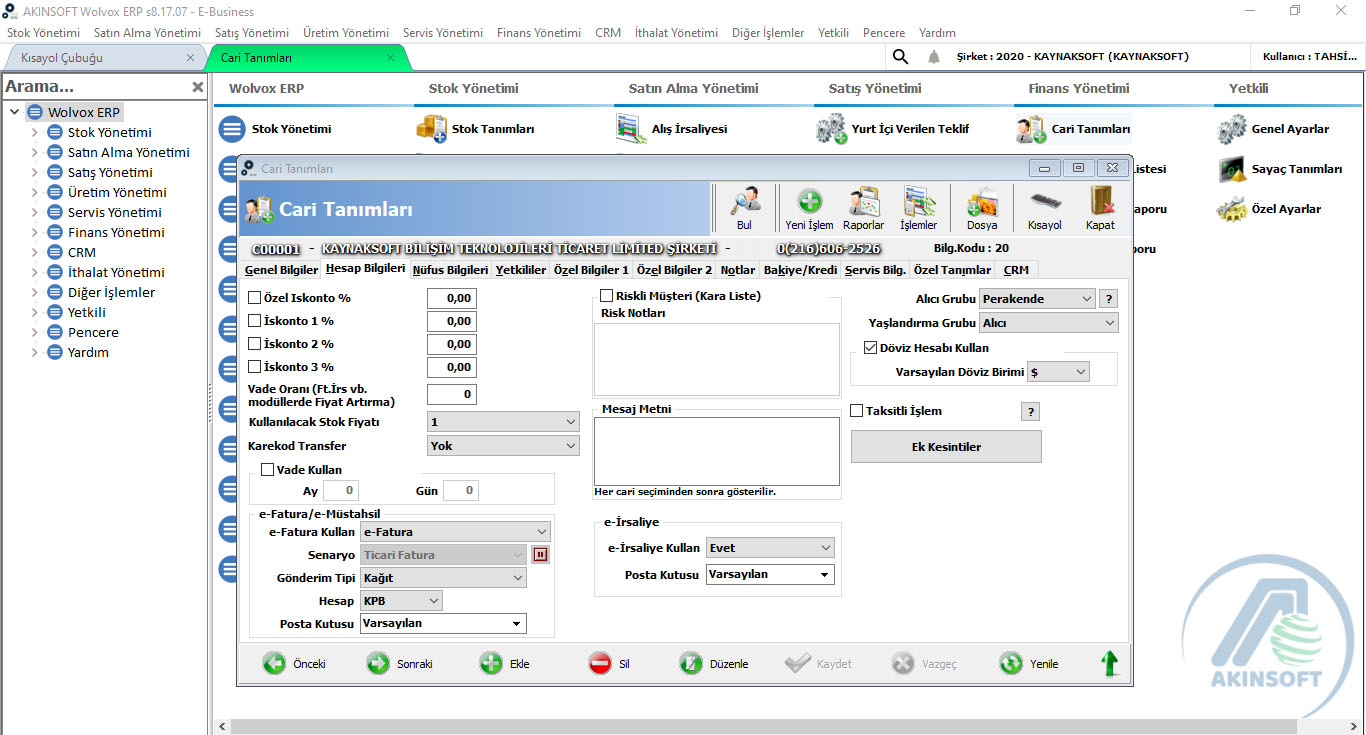 Wolvox ERP Programı - Görsel 4